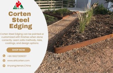 corten steel edging